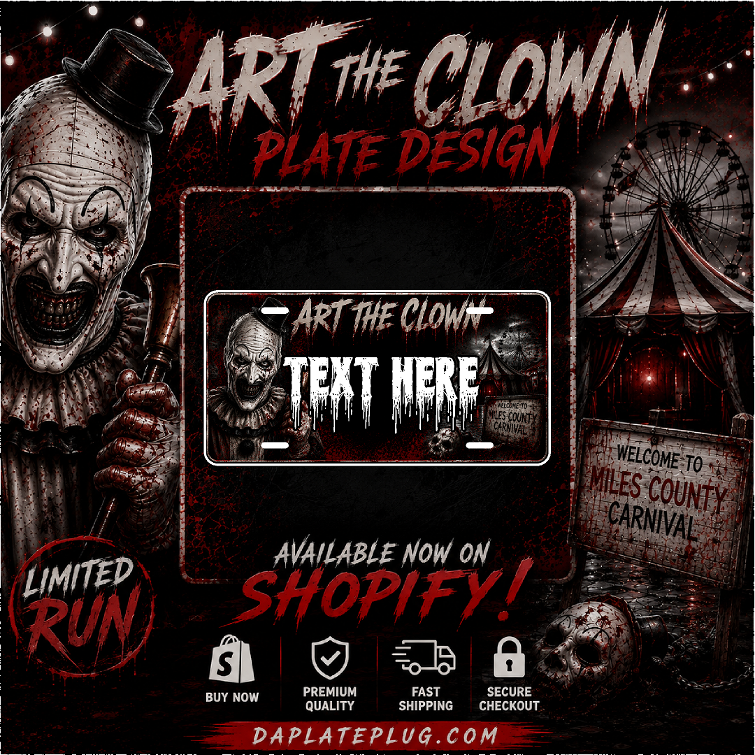 ART THE CLOWN PLATE
