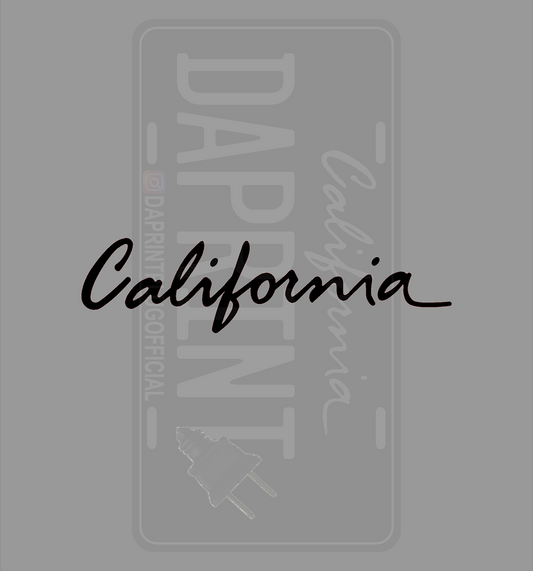 LETTERS / NUMBERS BUNDLE KIT (CALIFORNIA)