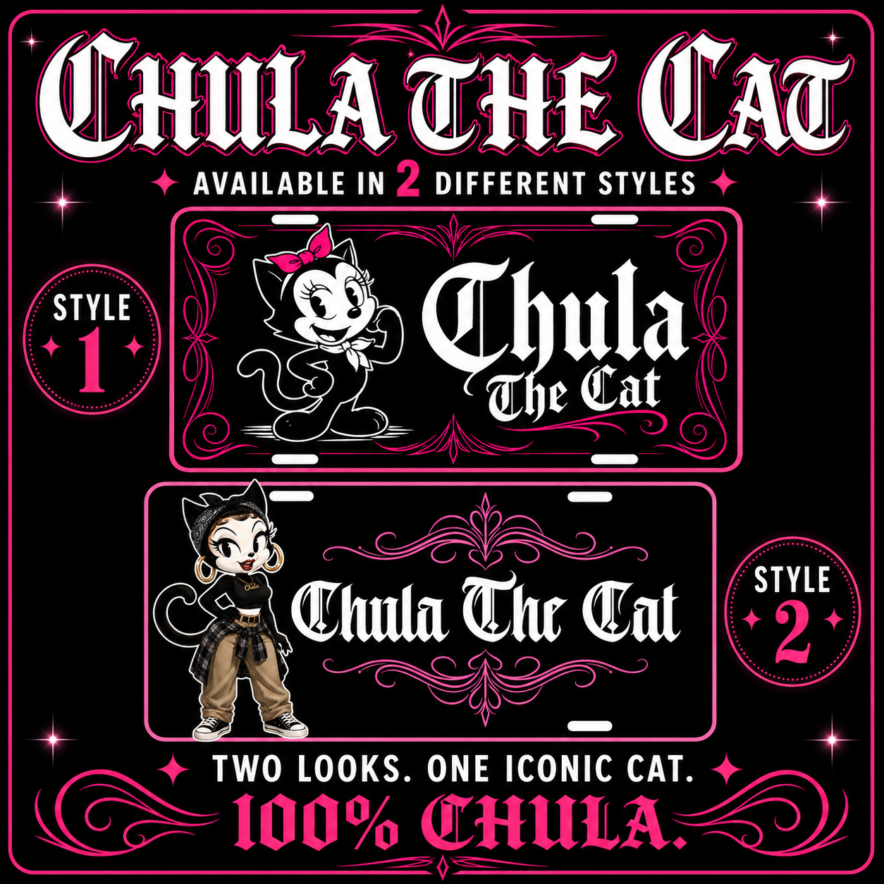 (CHULA THE CAT) PLATE