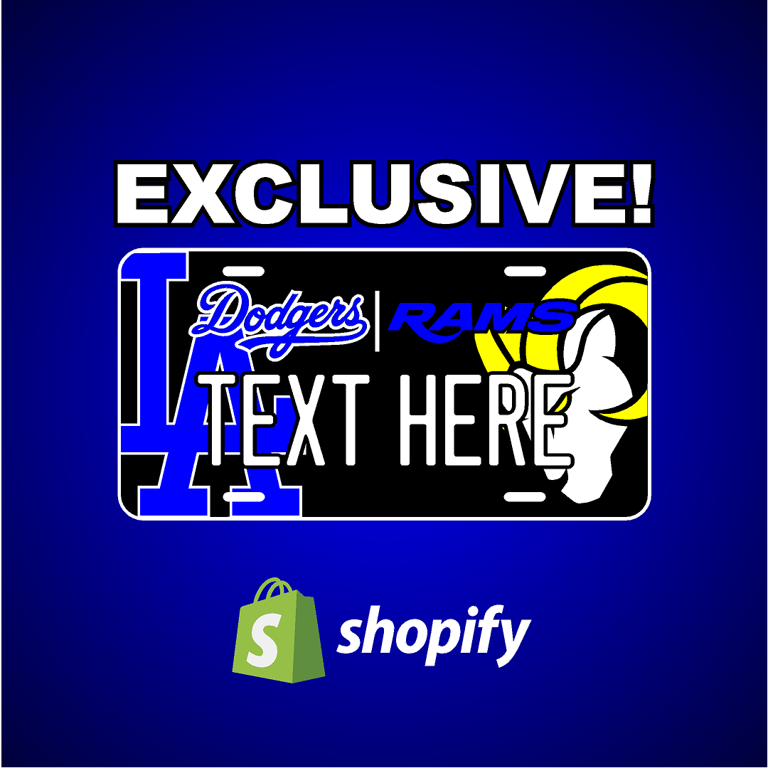 (DODGERS | LA RAMS) SPORT PLAQUE