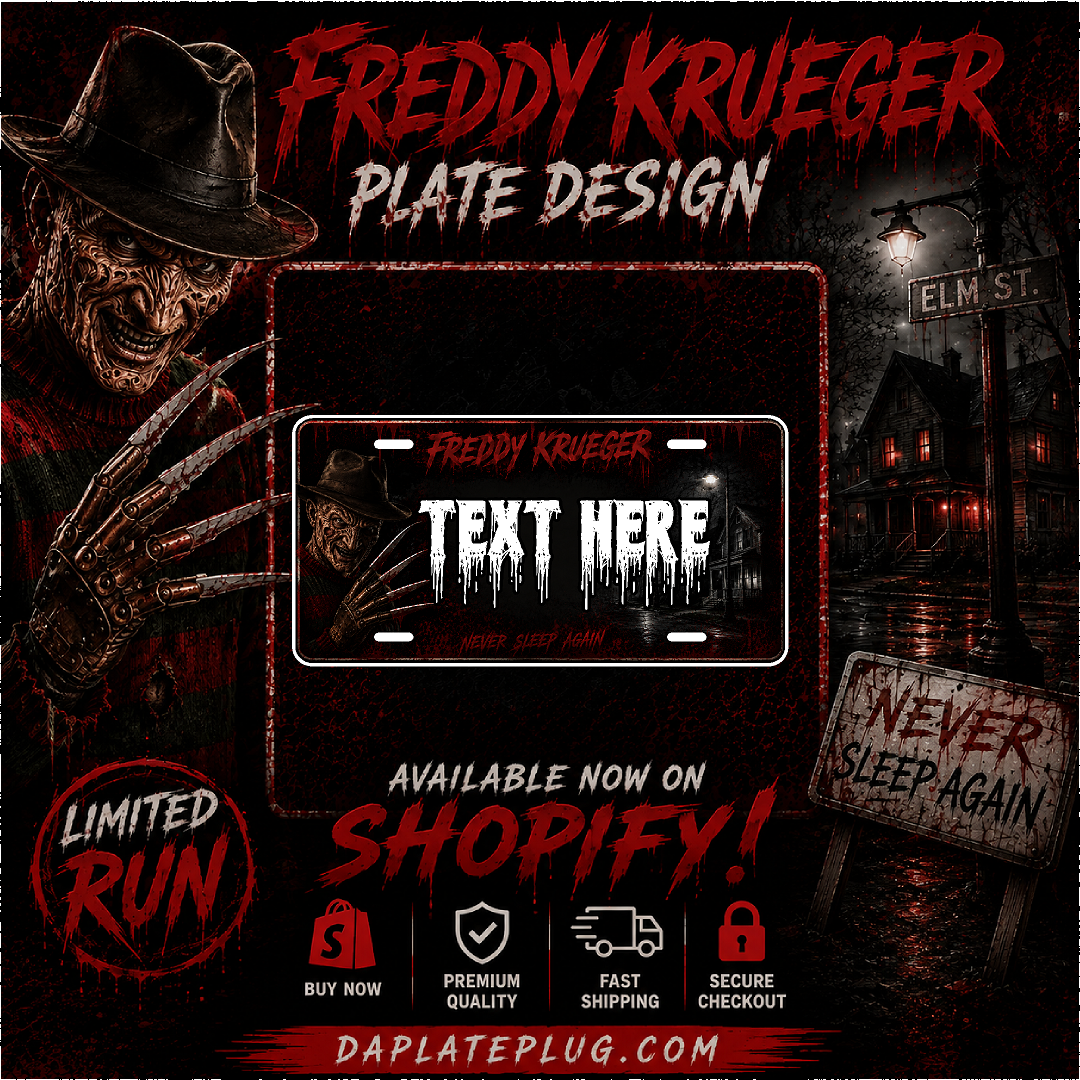 FREDDY KRUEGER PLATE