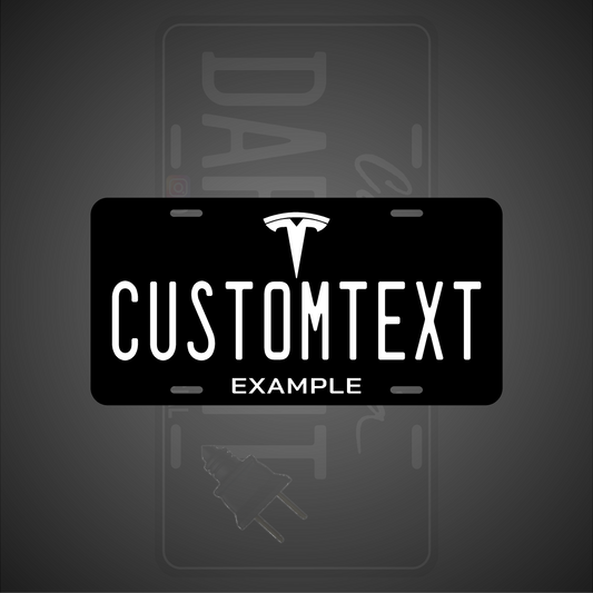 (TESLA) VANITY PLATES