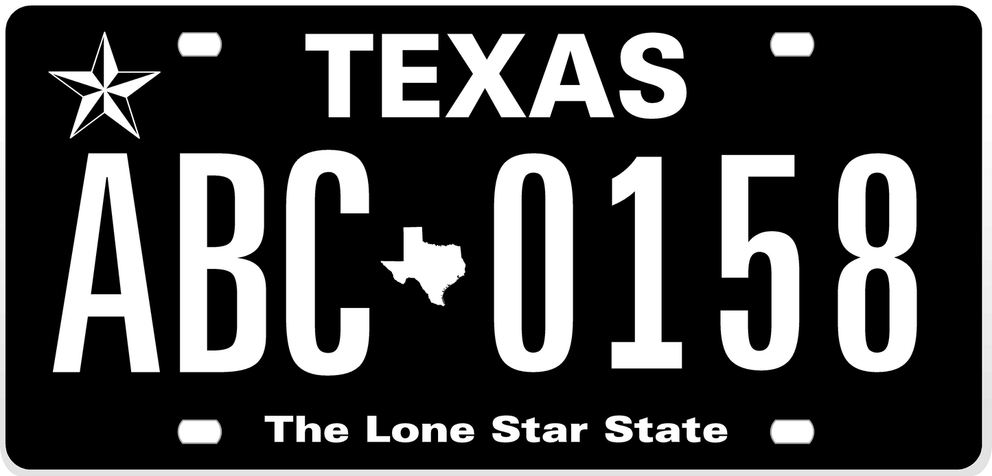 REPLICA PLATE (TEXAS)
