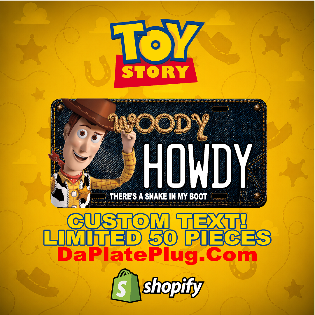 (WOODY) LIMITED EDITION PLATE DROP!