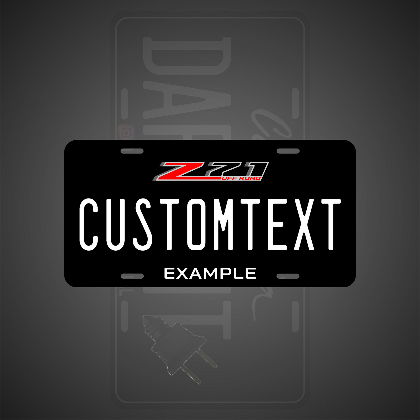 (CHEVROLET) VANITY PLATES