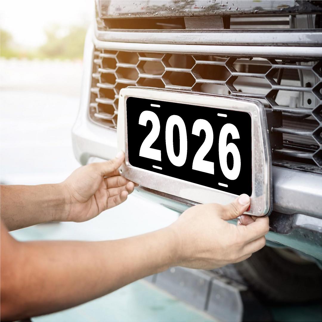VEHICLE YEAR VANITY LICENSE PLATES