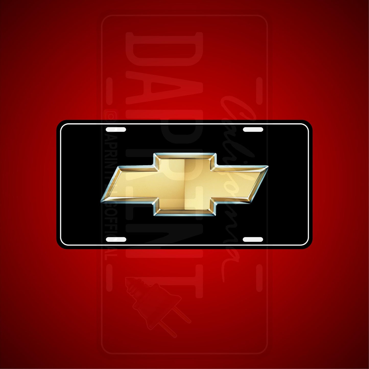 (CHEVROLET) VANITY PLATES