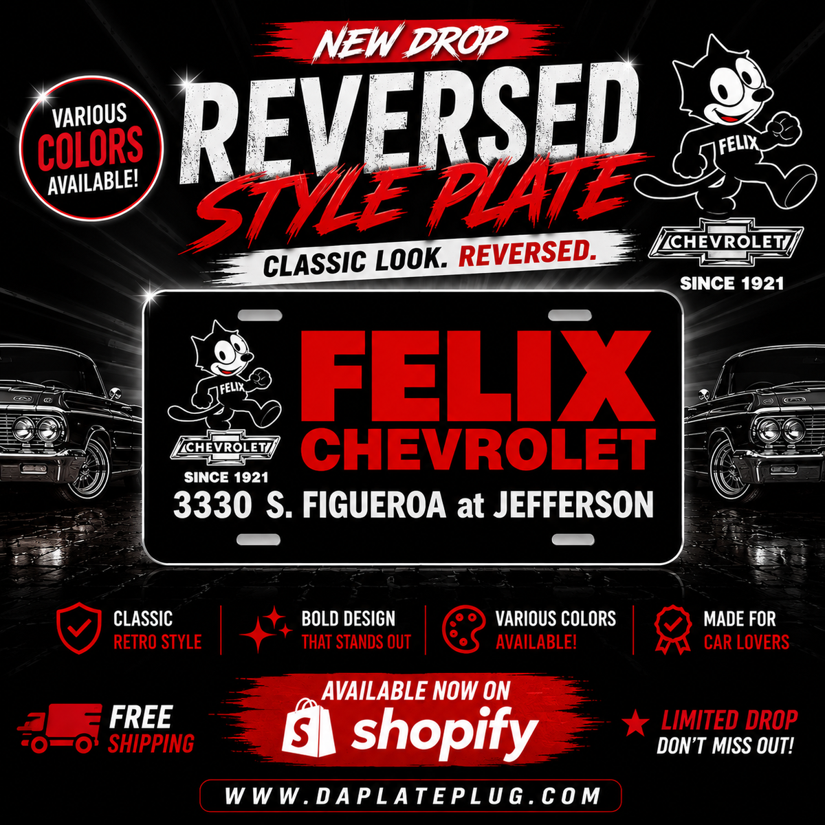 FELIX THE CAT PLATE 2.0
