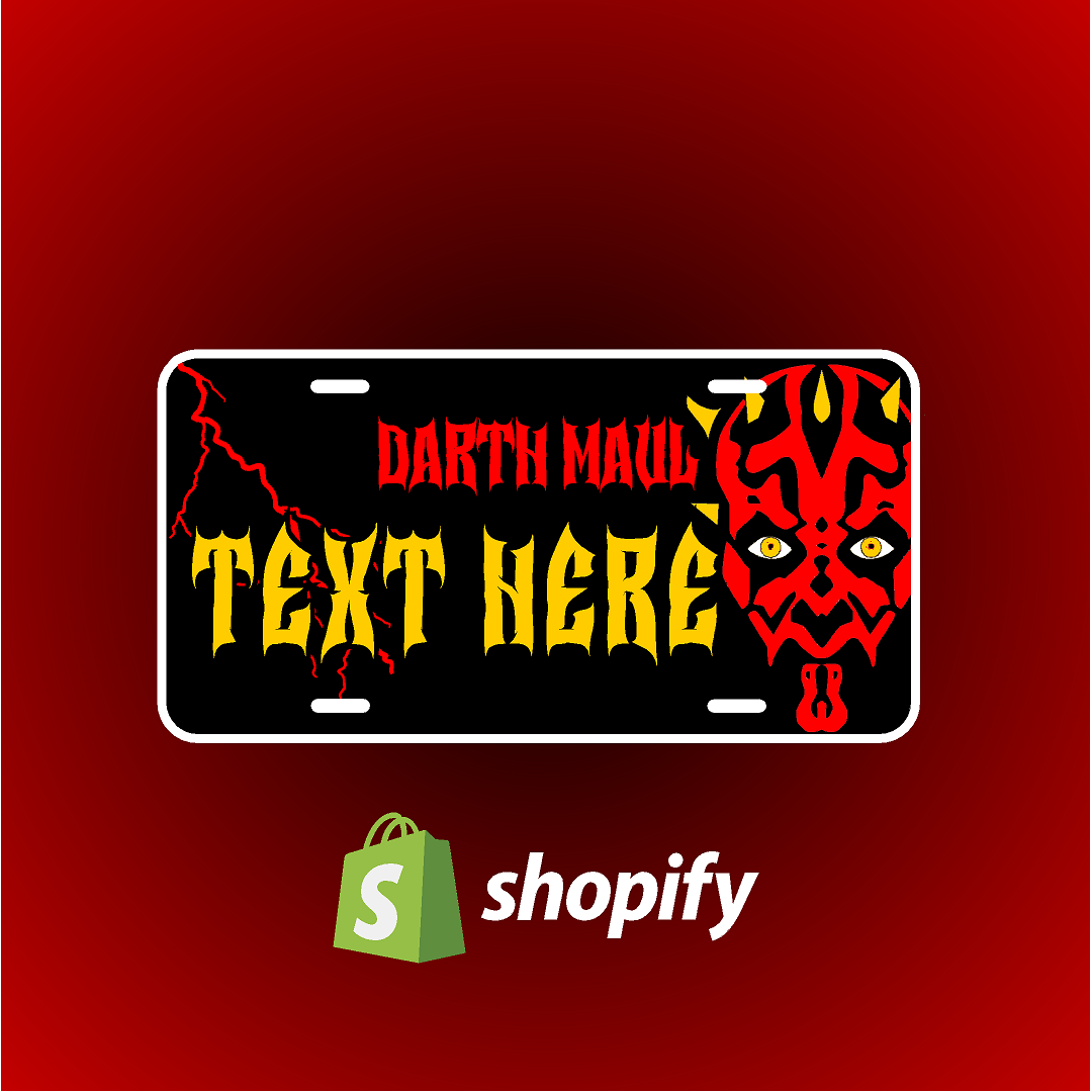(STAR WARS) DARTH MAUL PLAQUE