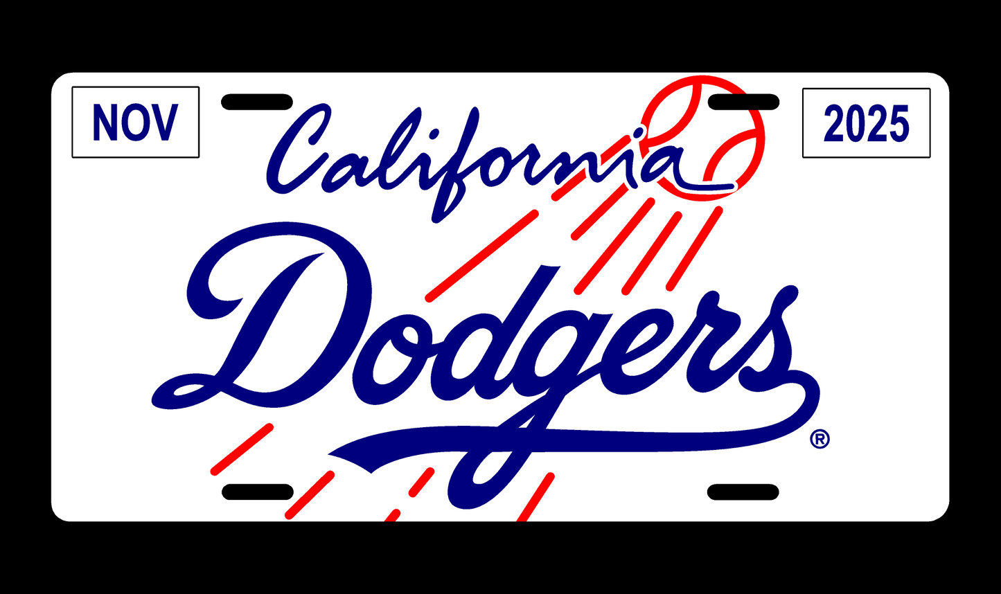 (EXCLUSIVE) DODGERS LICENSE PLATE | DaPlatePlug