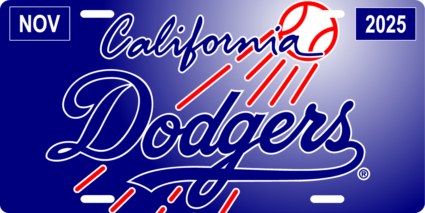 (EXCLUSIVE) DODGERS LICENSE PLATE | DaPlatePlug