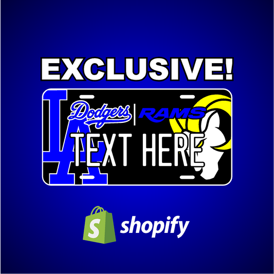 (DODGERS | LA RAMS) SPORT PLAQUE