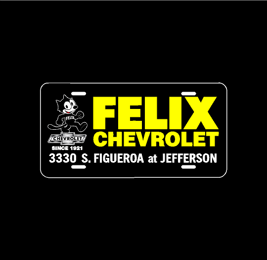FELIX THE CAT PLATE 2.0