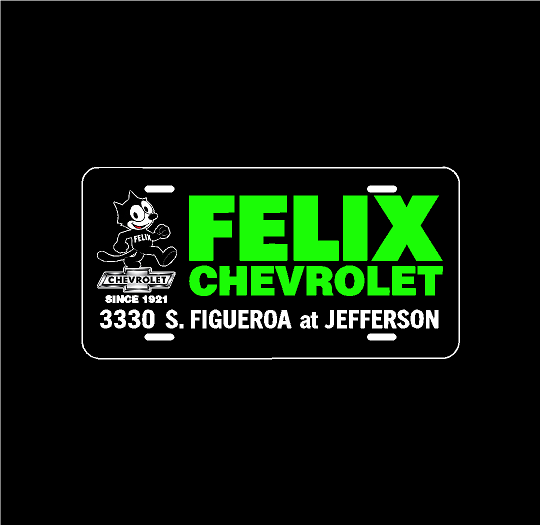 FELIX THE CAT PLATE 2.0