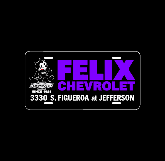 FELIX THE CAT PLATE 2.0