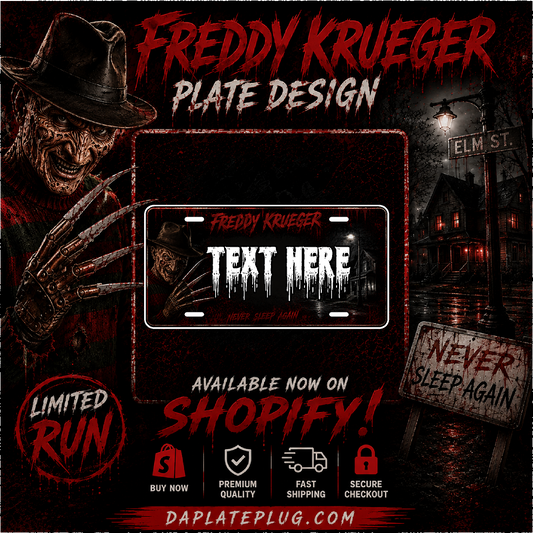 FREDDY KRUEGER PLATE