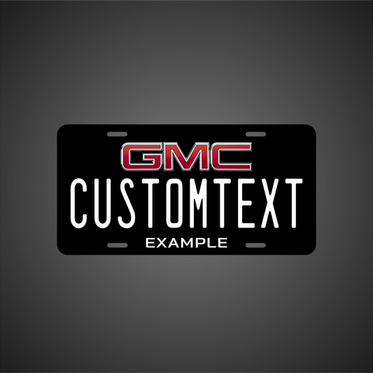 (GMC) VANITY PLATE