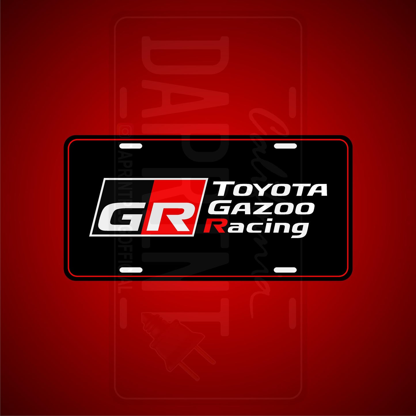 (TOYOTA) VANITY PLATES