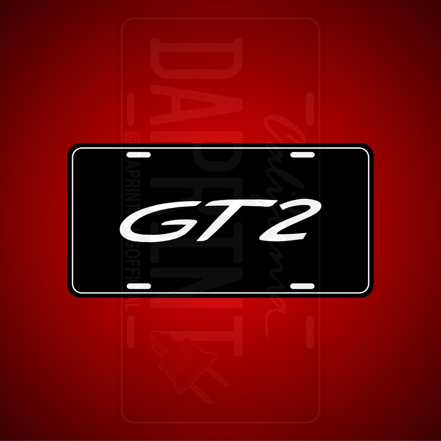 (PORSCHE) VANITY PLATES