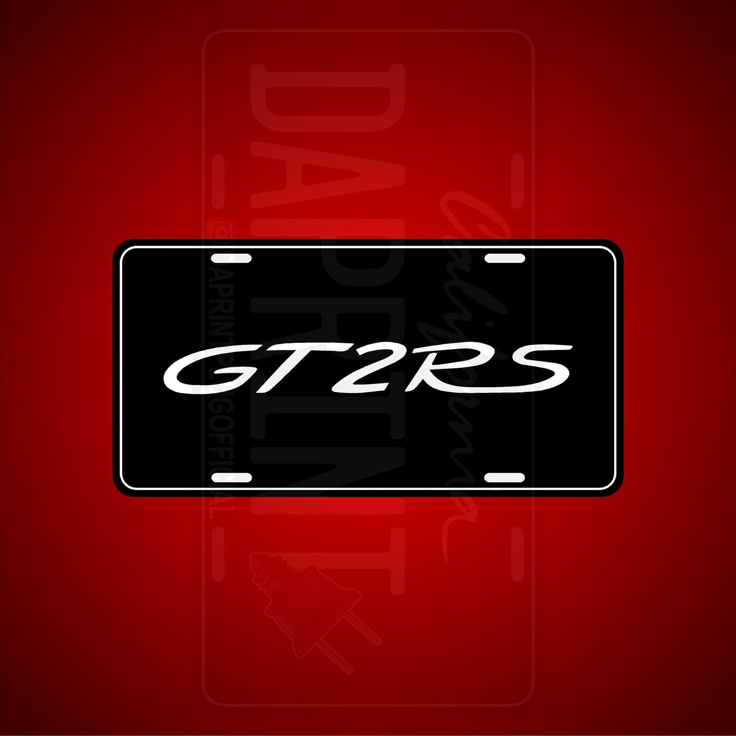 (PORSCHE) VANITY PLATES