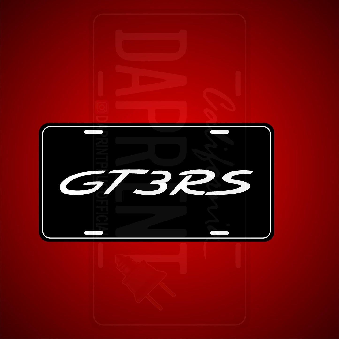 (PORSCHE) VANITY PLATES