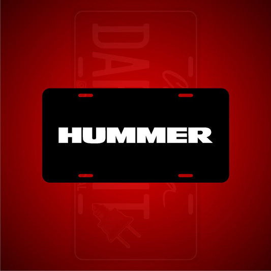 (HUMMER) VANITY PLATES