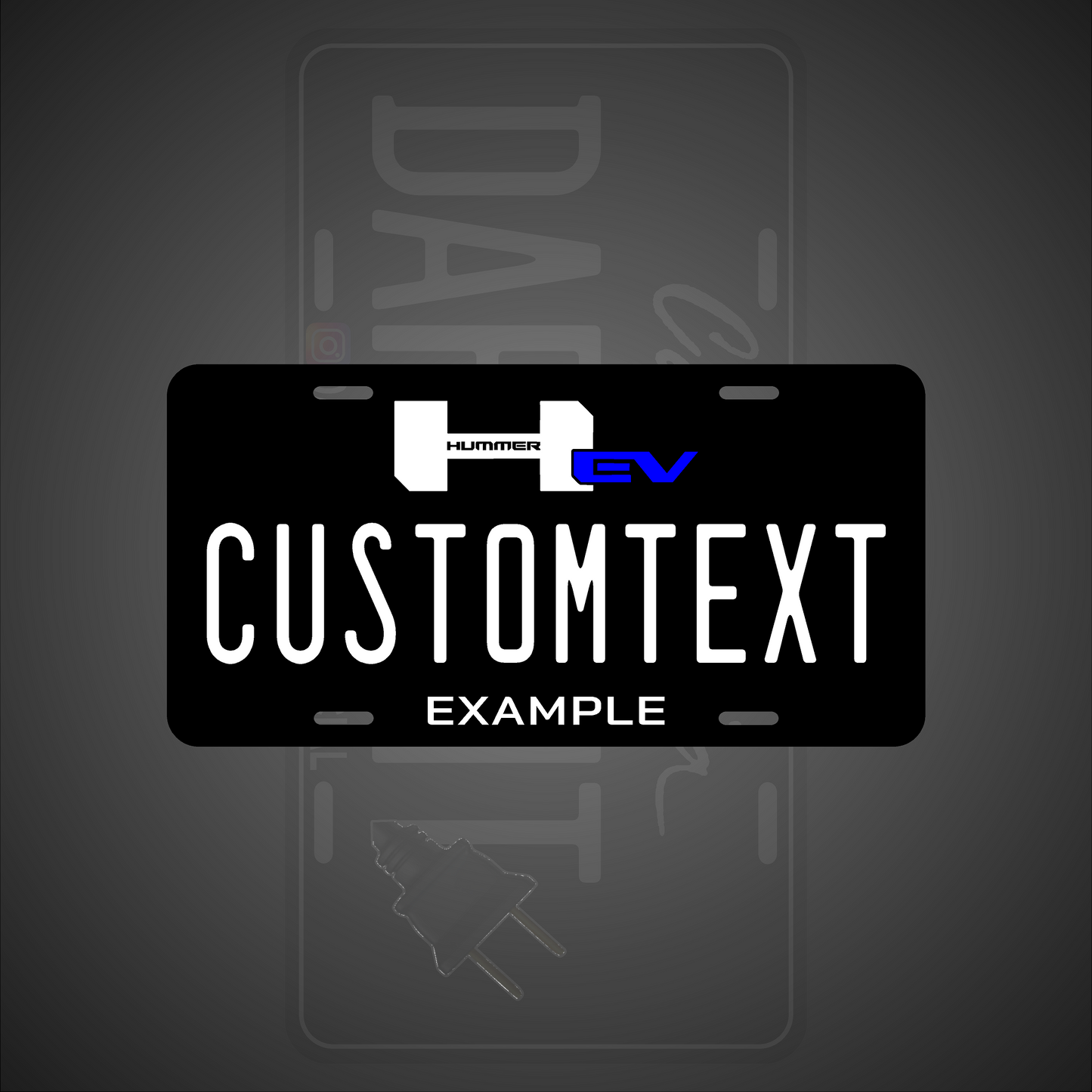 (HUMMER) VANITY PLATES