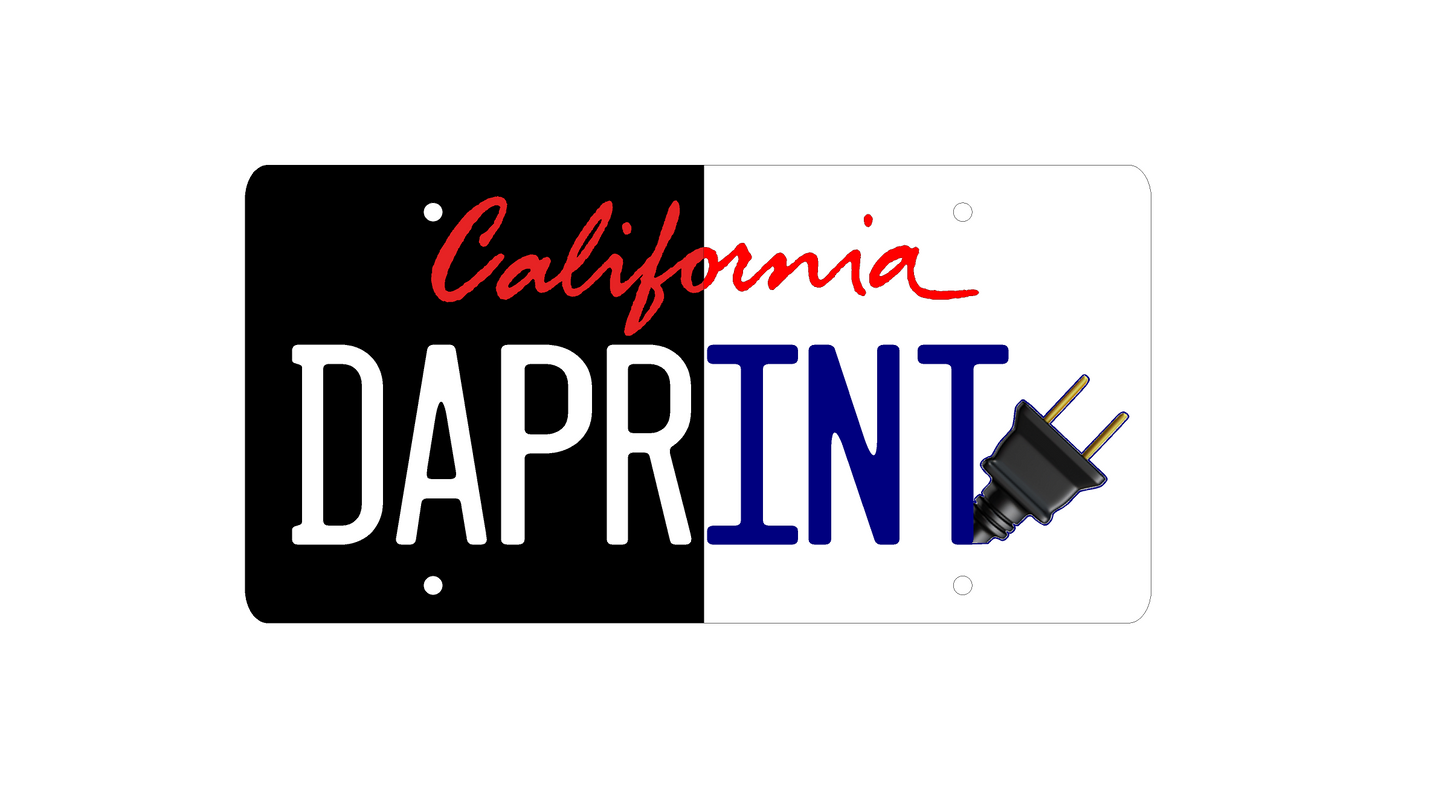 LICENSE PLATE WRAP KIT