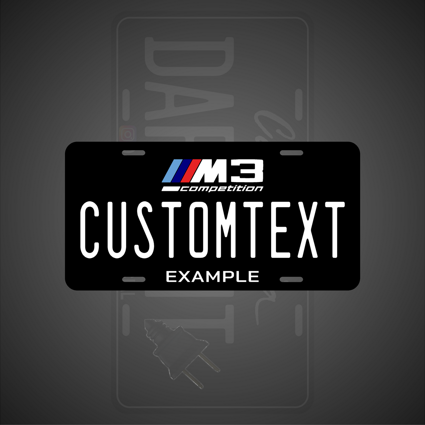 (BMW) VANITY PLATES