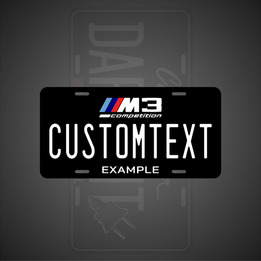 (BMW) VANITY PLATES