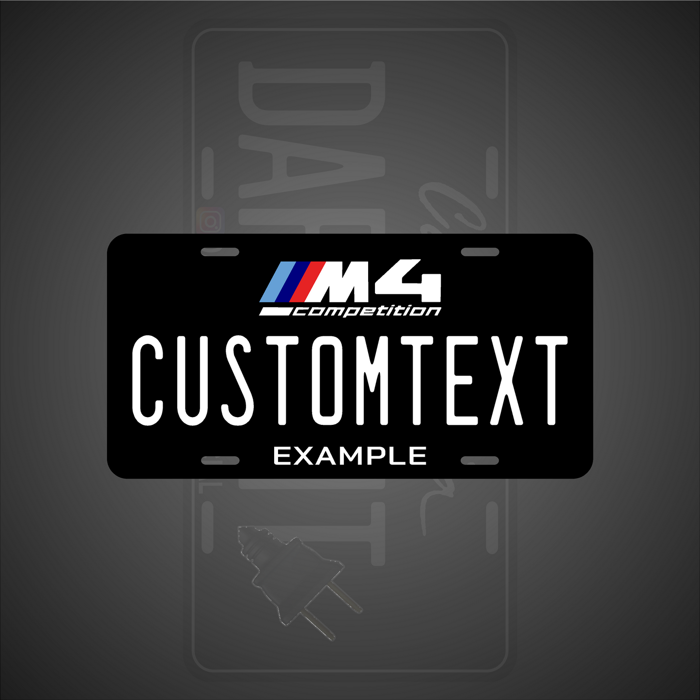 (BMW) VANITY PLATES