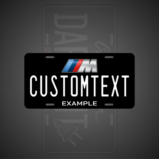 (BMW) VANITY PLATES