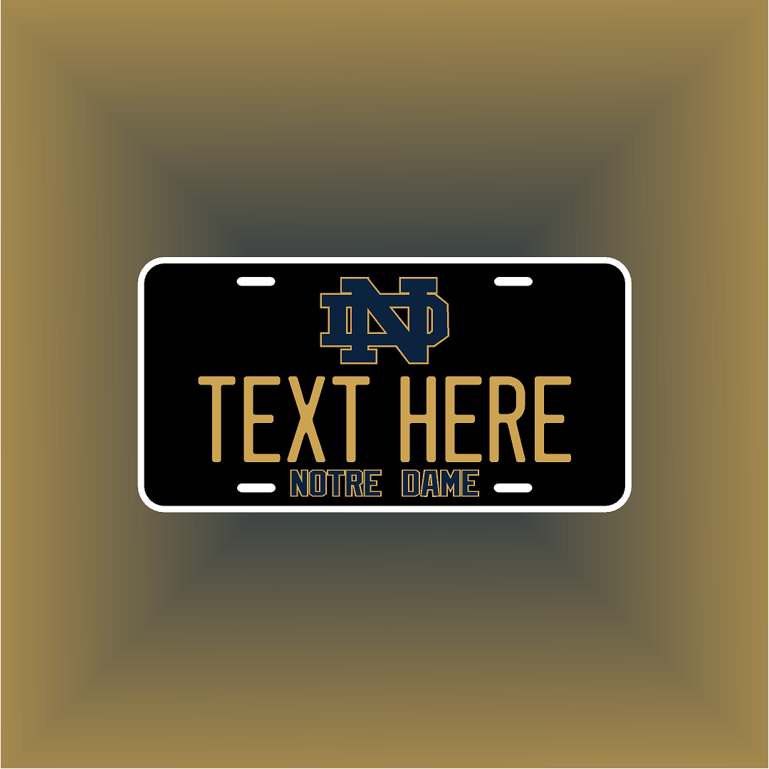 (NOTRE DAME) PLAQUE
