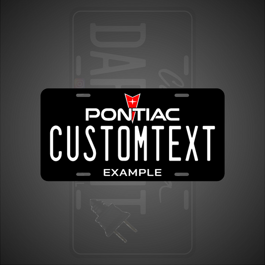 (PONTIAC) VANITY PLATES