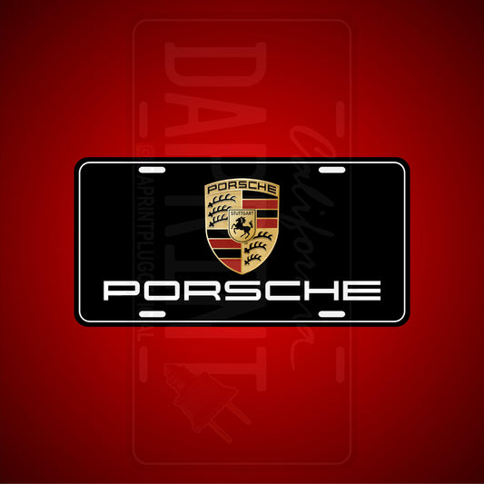 (PORSCHE) VANITY PLATES