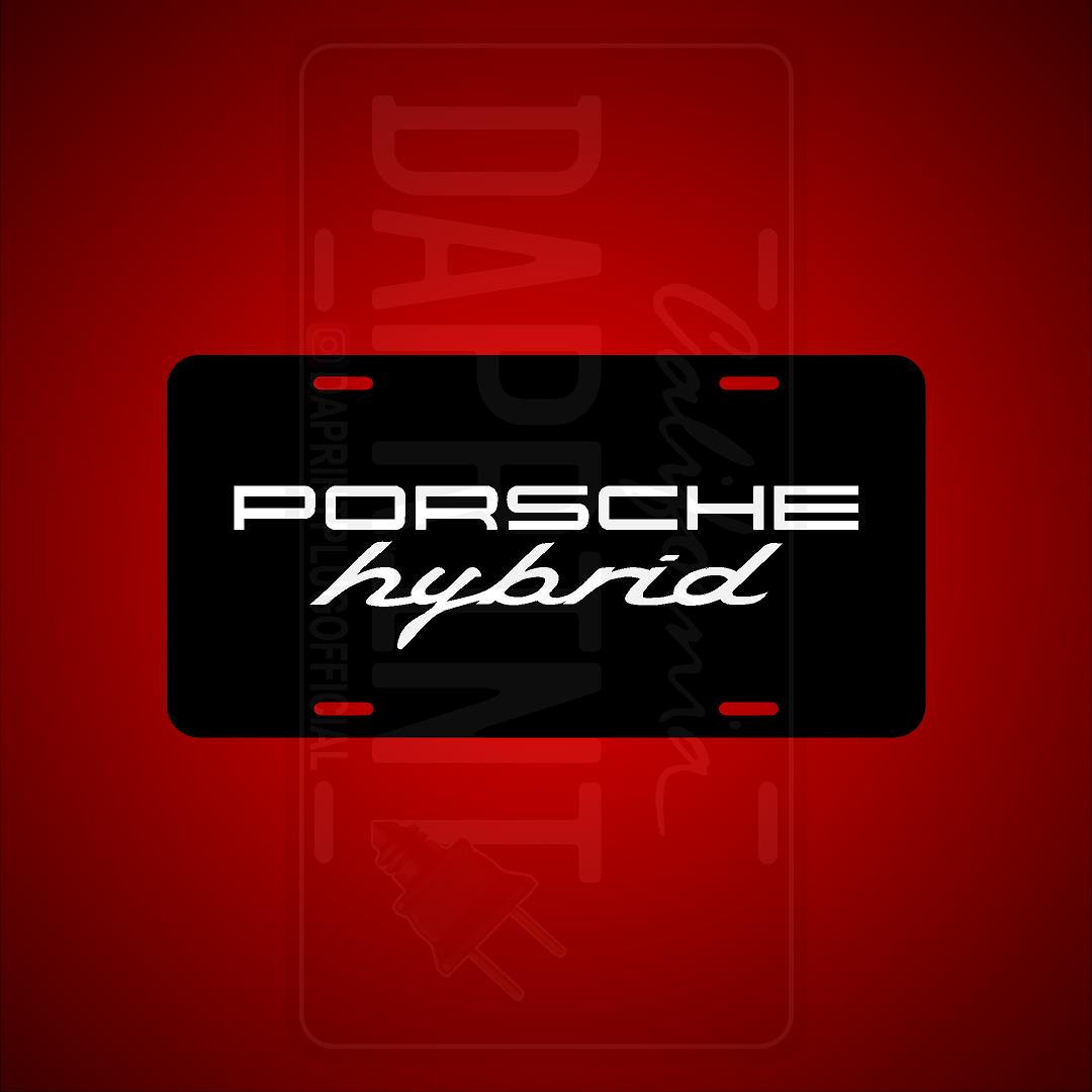 (PORSCHE) VANITY PLATES