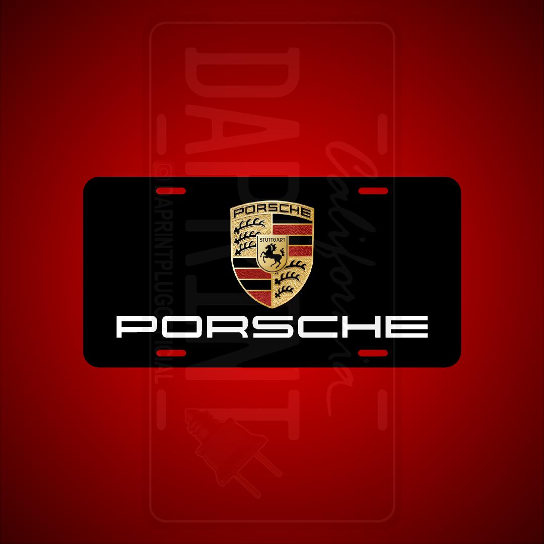 (PORSCHE) VANITY PLATES