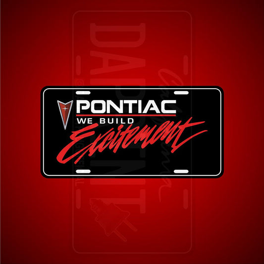 (PONTIAC) VANITY PLATES