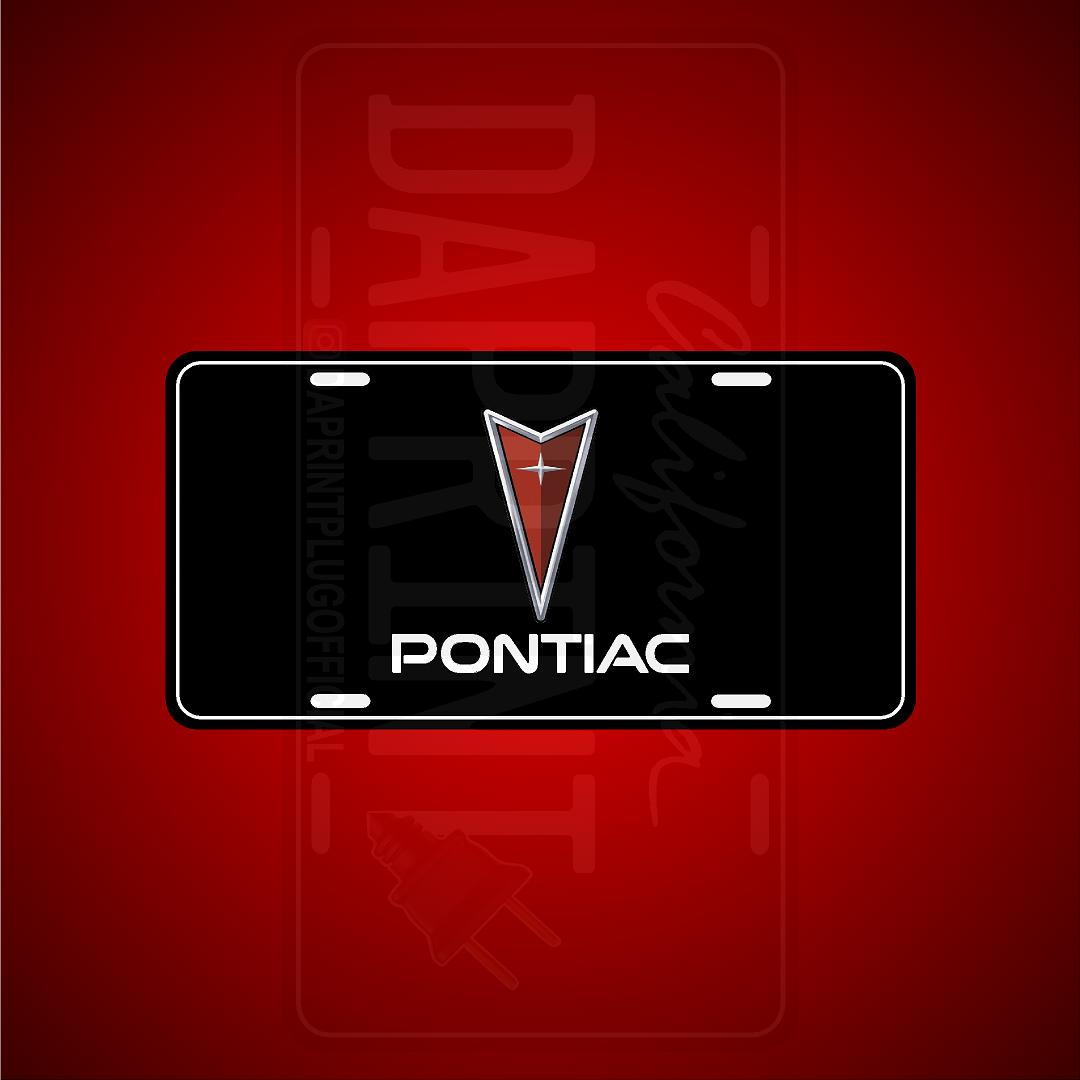 (PONTIAC) VANITY PLATES