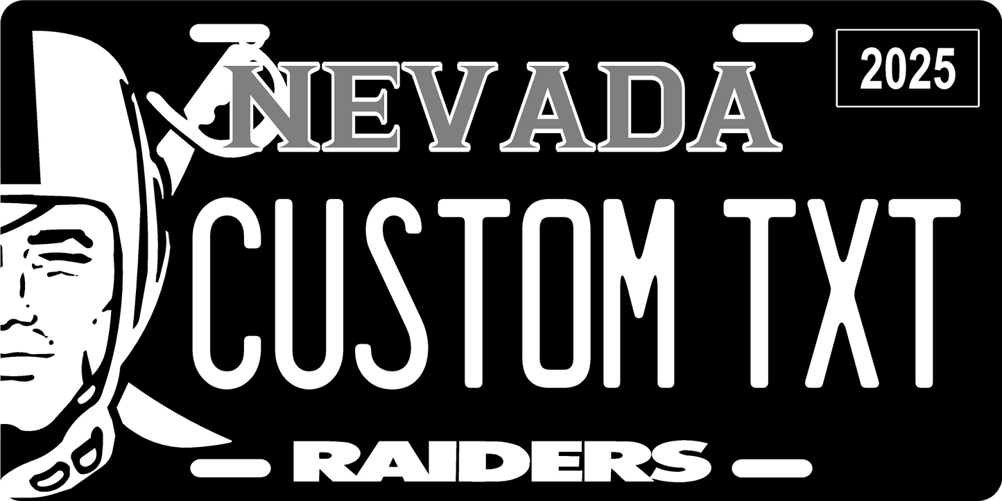 CUSTOMIZABLE RAIDER LICENSE PLATE | DaPlatePlug