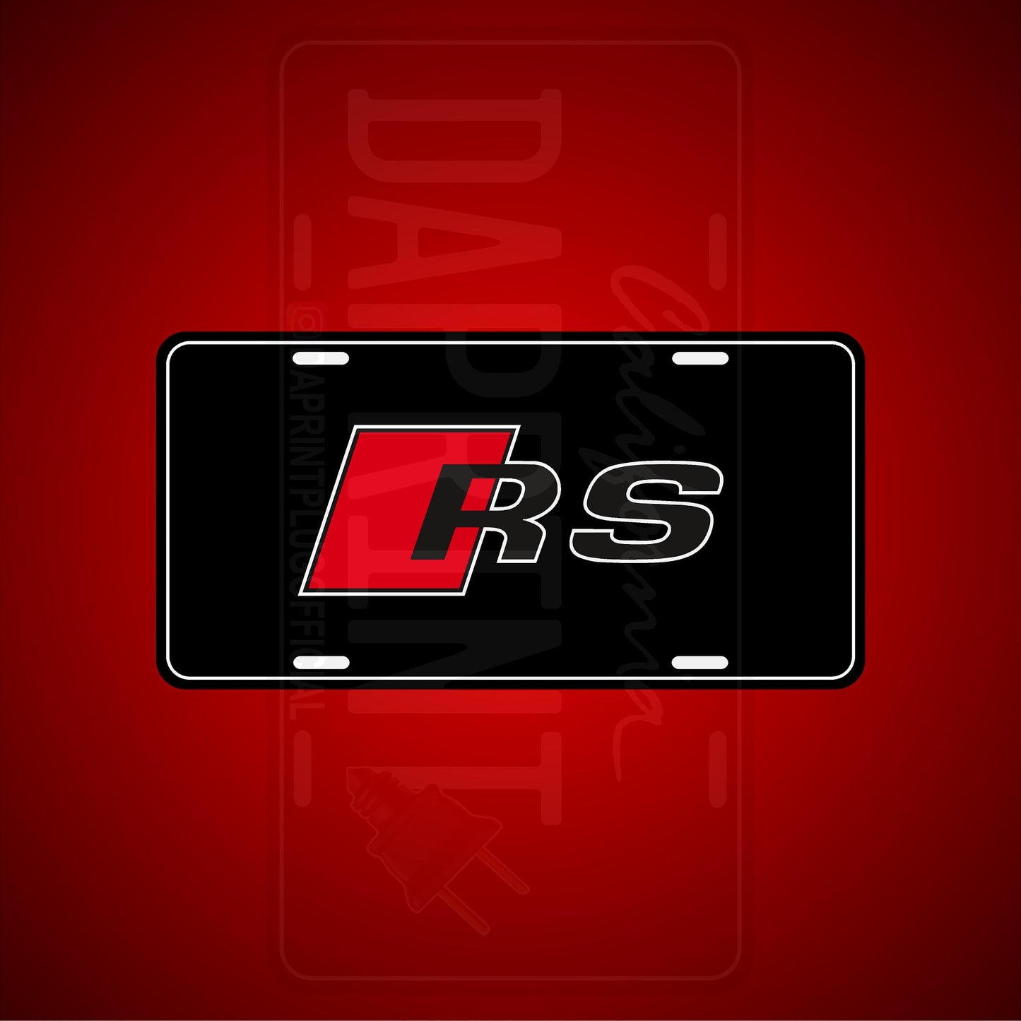 (AUDI) VANITY PLATES