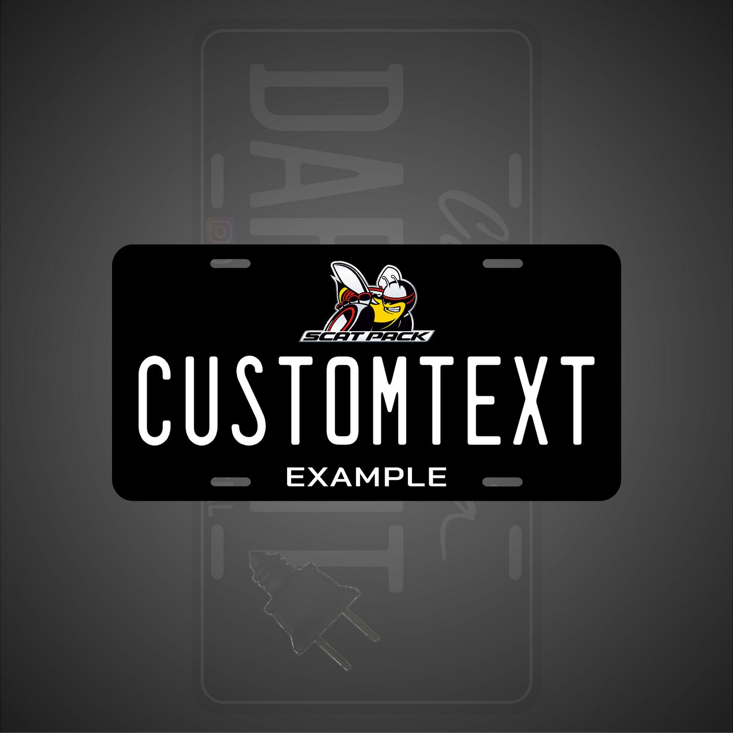(DODGE) VANITY PLATES