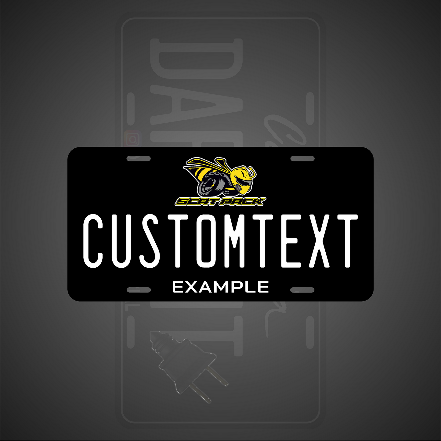(DODGE) VANITY PLATES