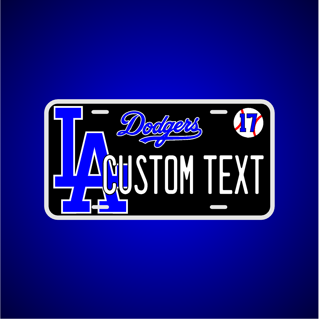 (DODGERS) VANITY PLATE