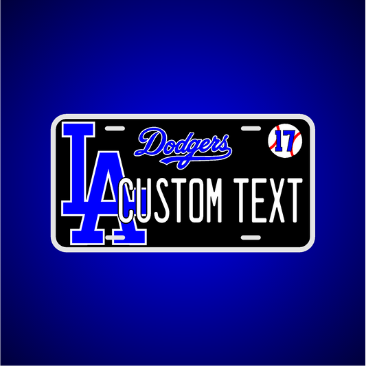 (DODGERS) VANITY PLATE