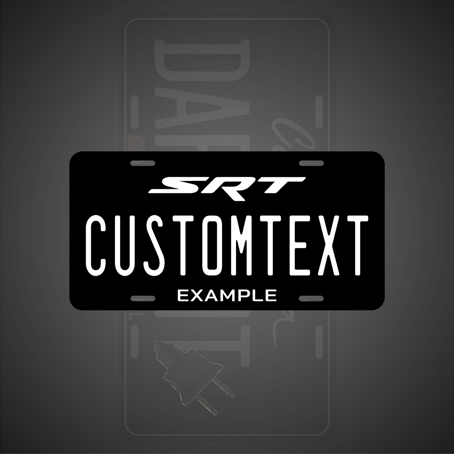(DODGE) VANITY PLATES