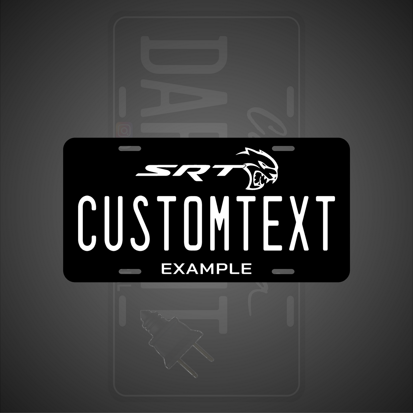 (DODGE) VANITY PLATES