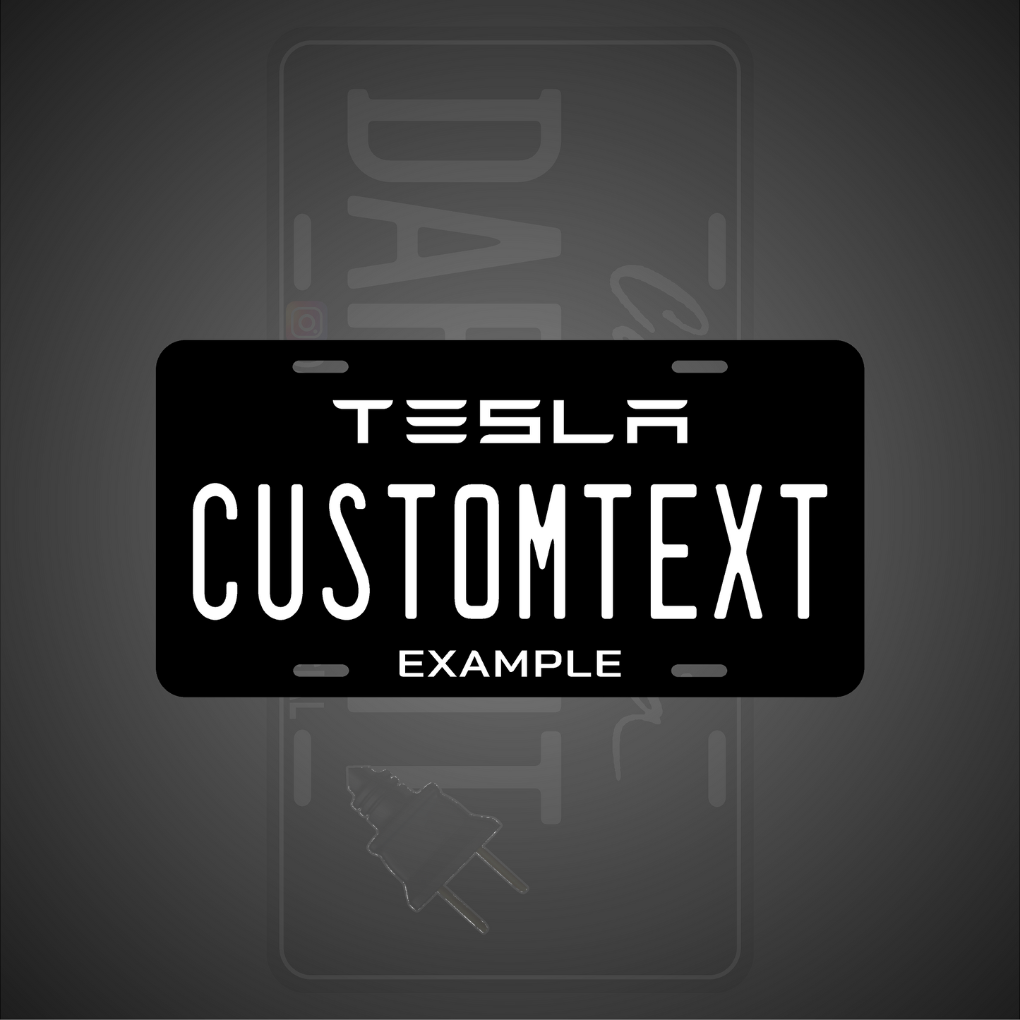 (TESLA) VANITY PLATES