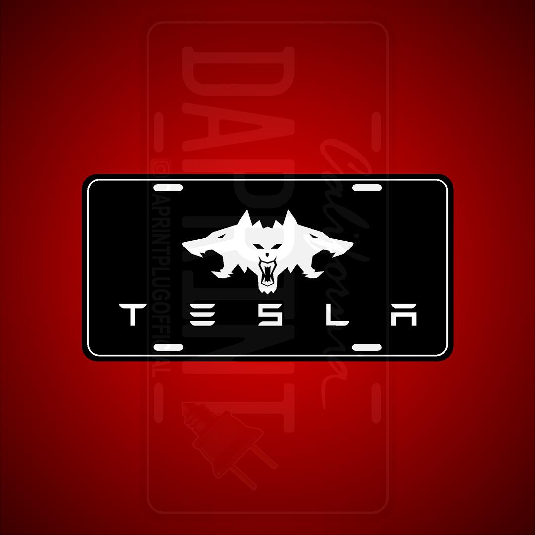 (TESLA) VANITY PLATES