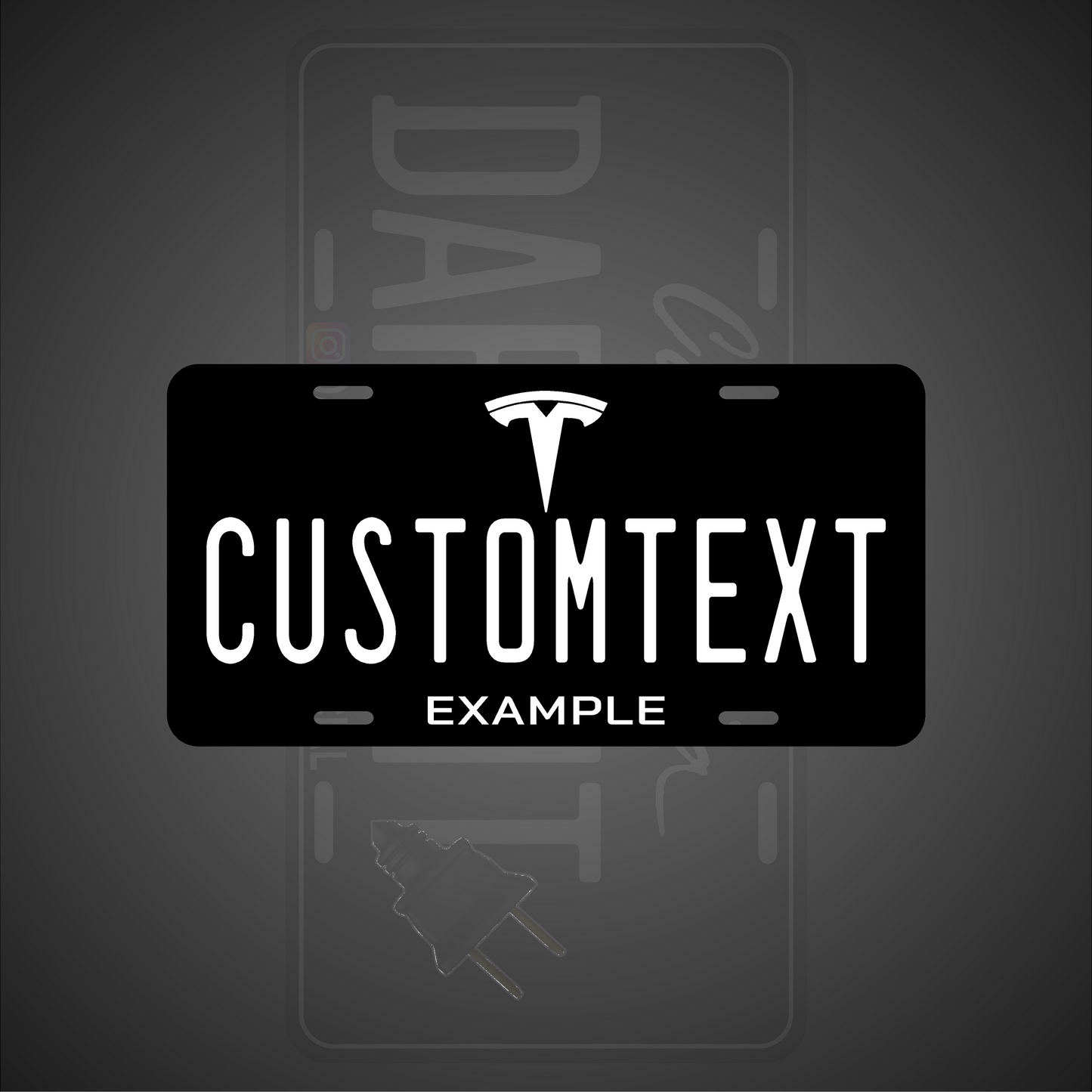 (TESLA) VANITY PLATES